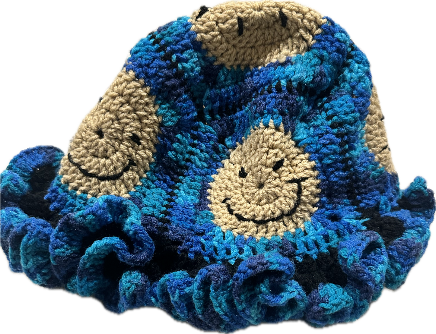 Smiley Ruffle Hat